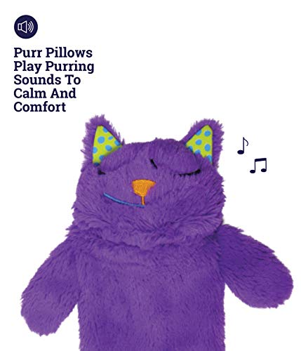 petstages purr pillow kitty soothing plush cat toy