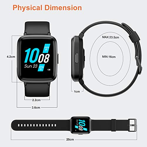 Yamay Smart Watch Ver Watches For Men Women Fitness Tracker Blood Pressure Monitor Blood Oxygen Meter Heart Rate Monitor Ip68 Waterproof Smartwatch Compatible With Iphone Samsung Android Phones Cats Luv